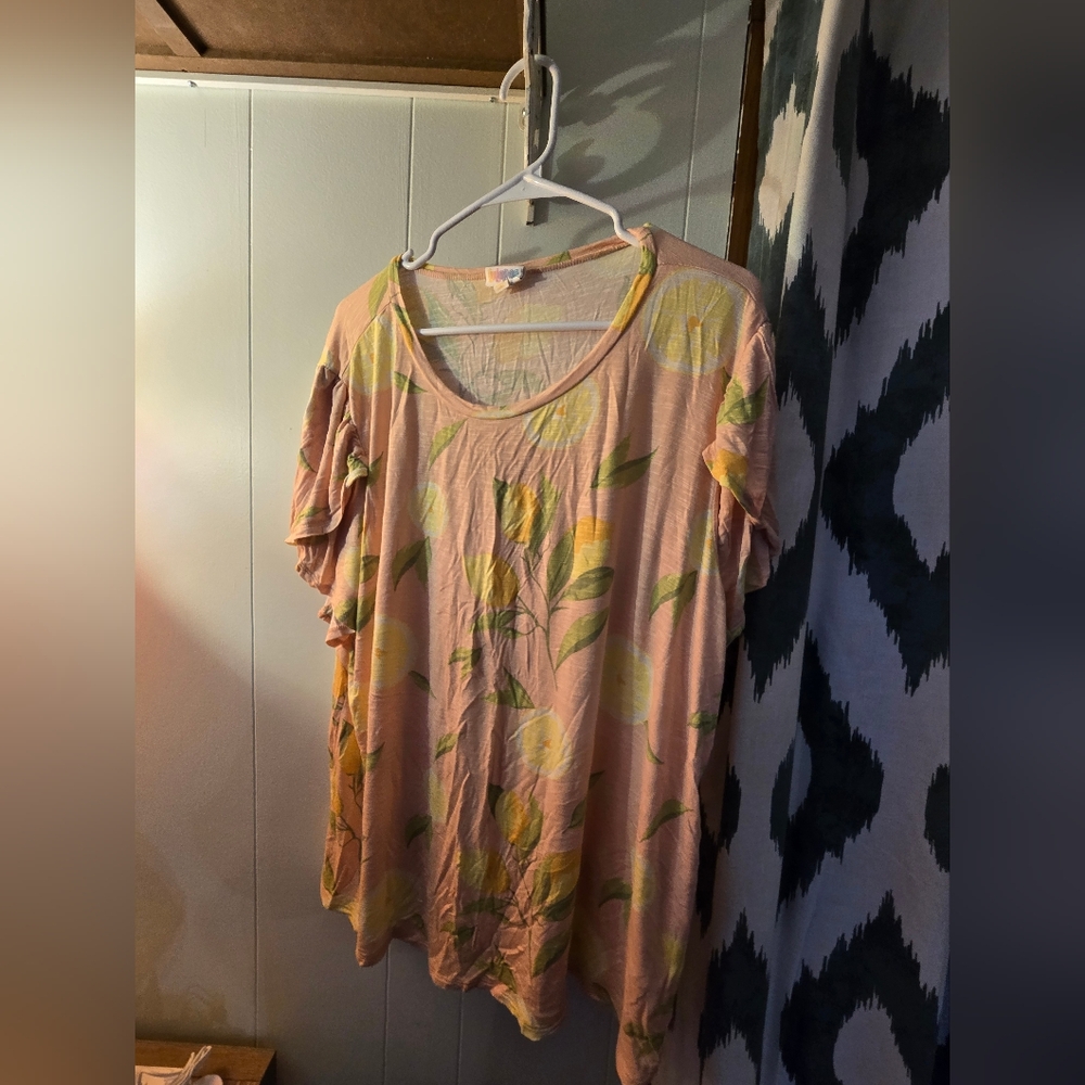 Lemon Print Blouse